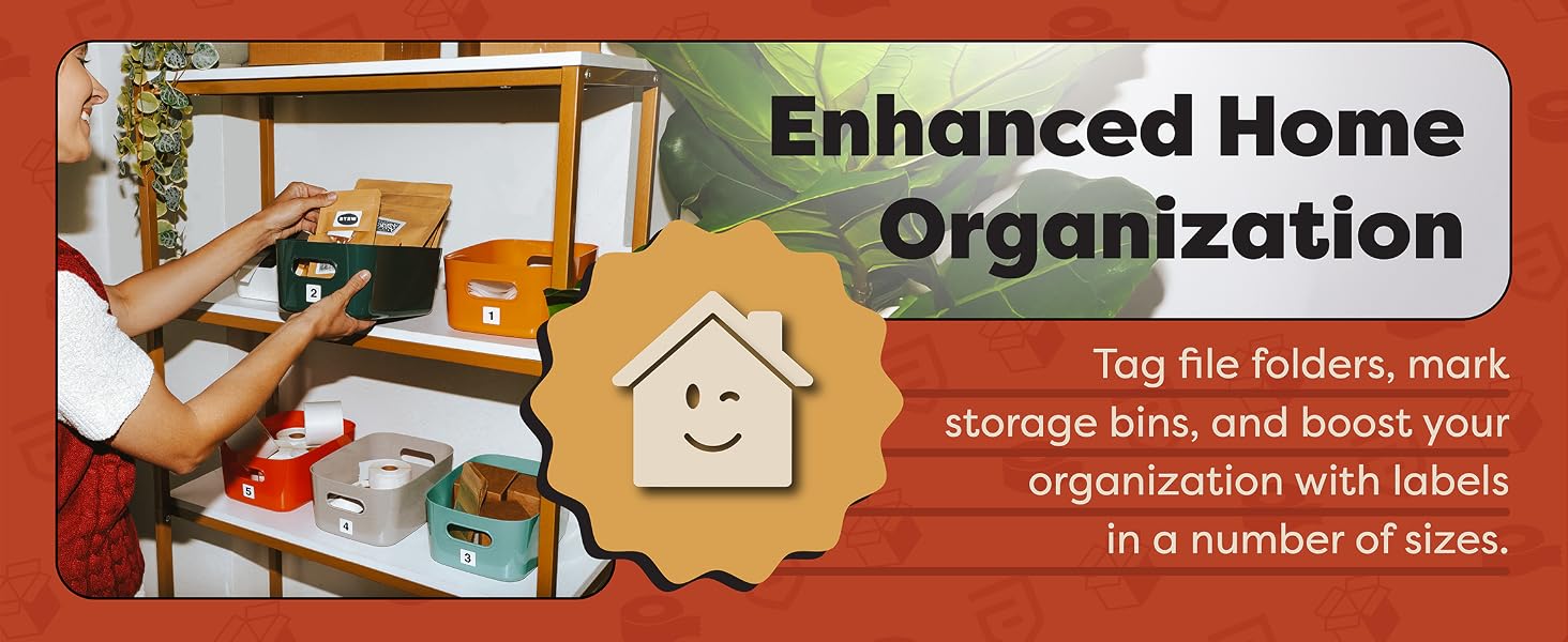 Enhanced Organization: Use our range of label sizes for price tag stickers, QR codes, and more.