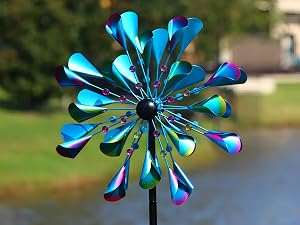 peacock wind spinners