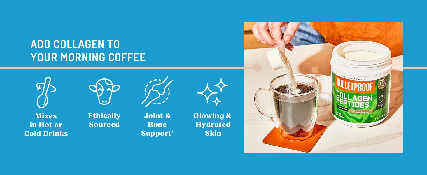 Add collagen to your morning coffee