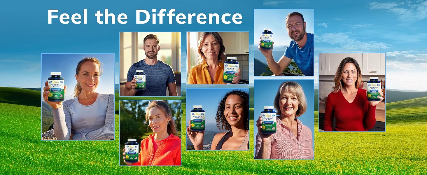 Feel the difference with Rhodiola Rosea