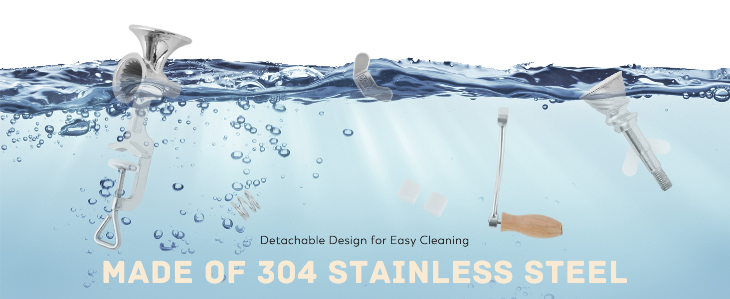 Design for easy cleaning,can be washed directly with water