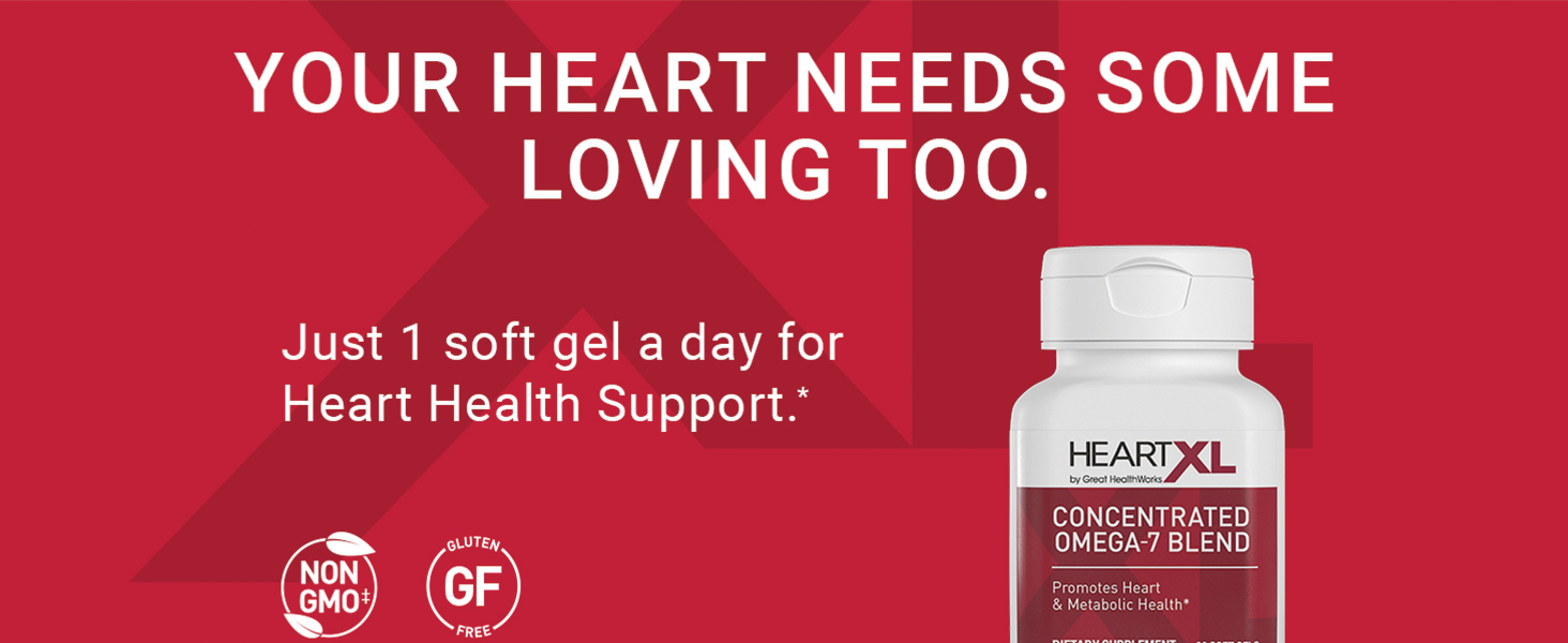just 1 soft gel a day for heart health support