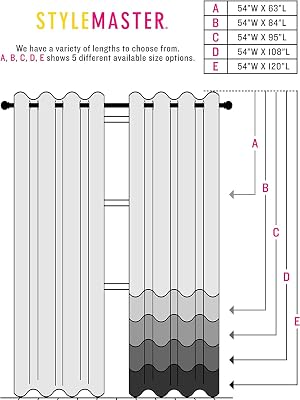 curtain size
