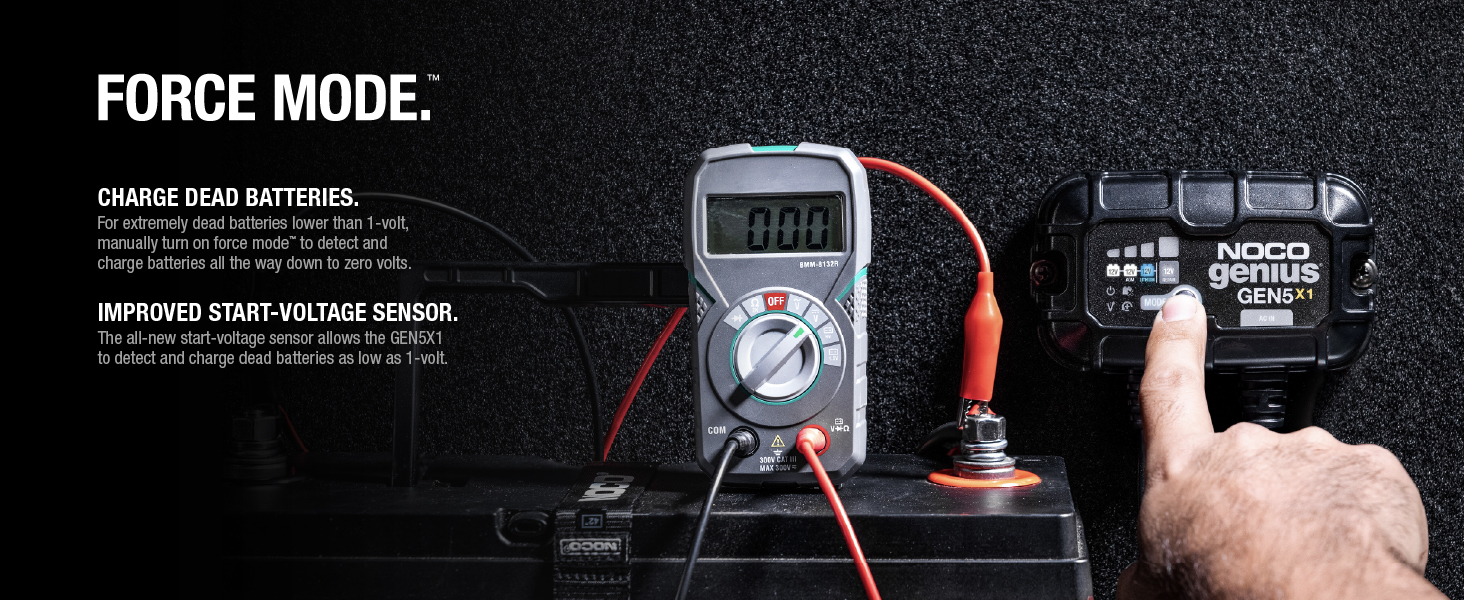 GEN5X1, 1-Bank, 5-Amp Fully-Automatic Smart Marine Charger, 12V Onboard Battery Charger