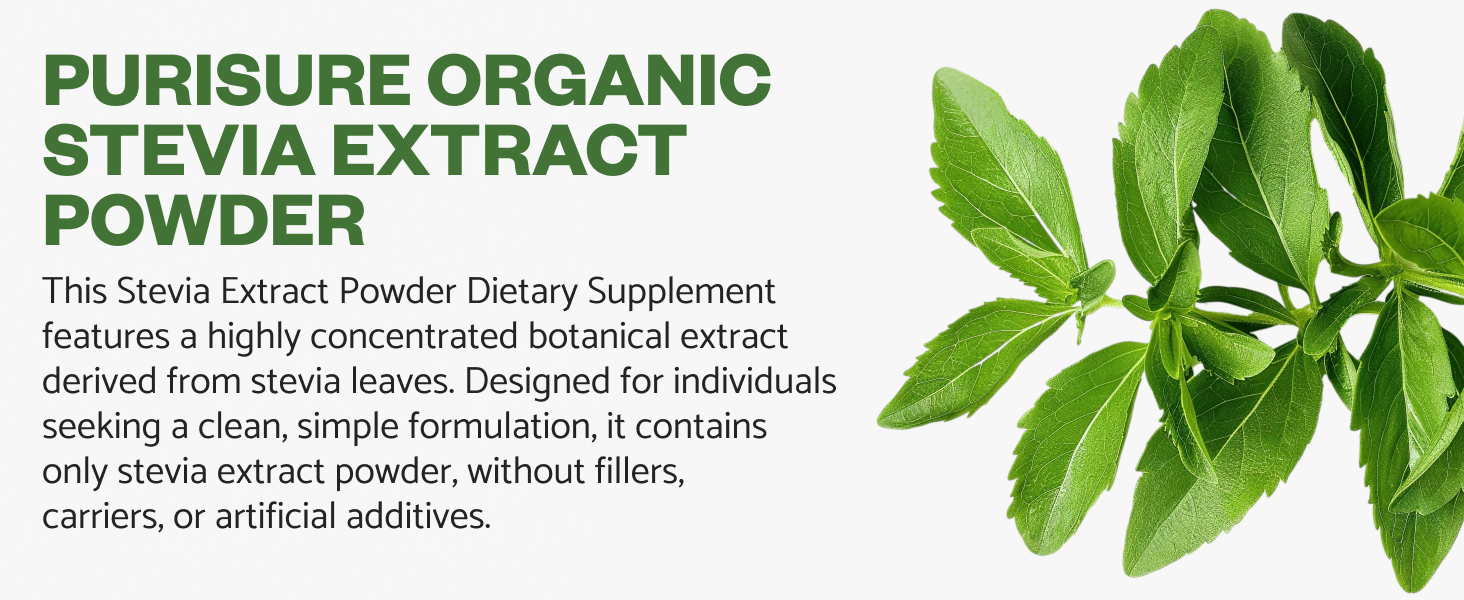 organic powder stevia