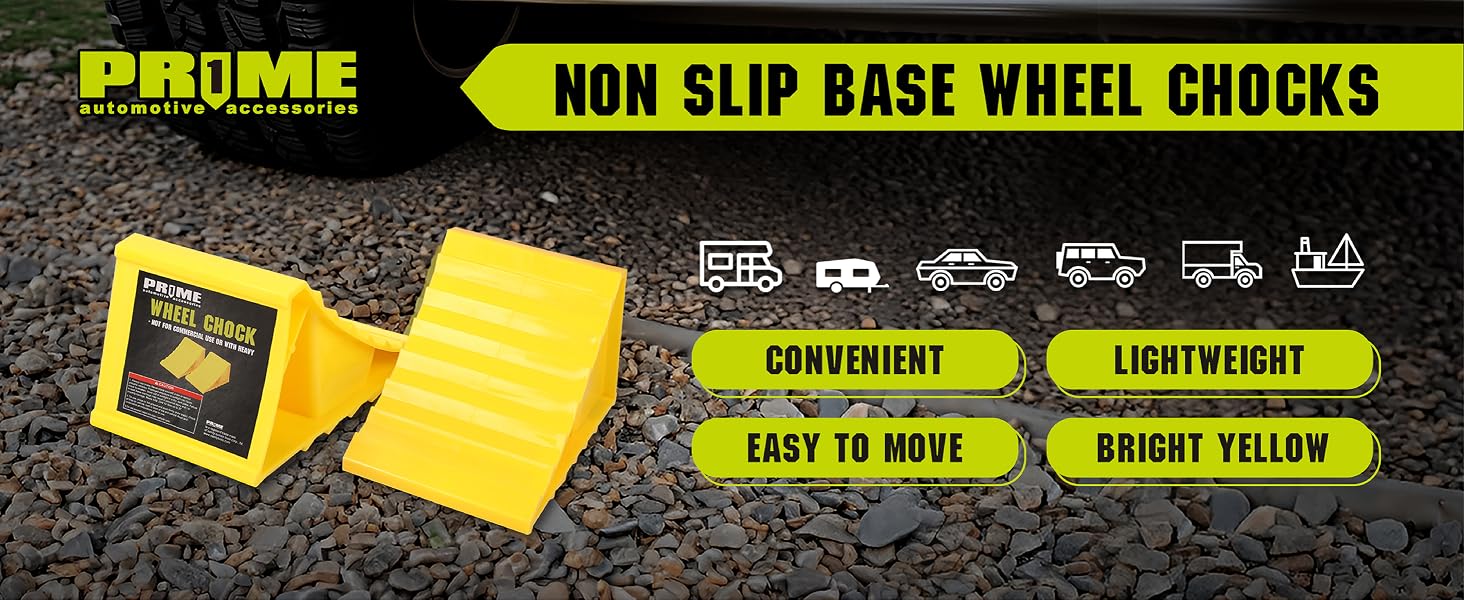 Non Slip Base Wheel Chocks-01 pc