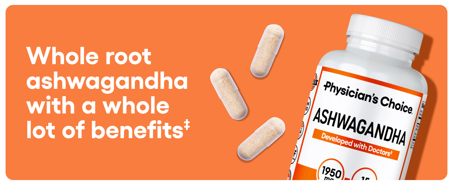 whole root ashwagandha with a whole lot of benefits