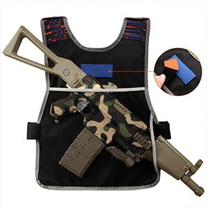 teens nerf vest back details