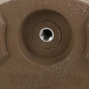 self-watering container, indoor, outdoor, plug, prevent leak, excess water, drain, outside, inside