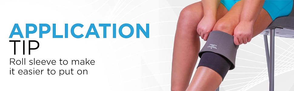 The BraceAbility knee sleeve comes in wide calf options giving a unique fit