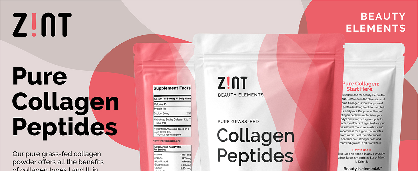 zint unflavored collagen powder hydrolyzed collagen hydrolysate multi collagen protein