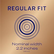 regular fit nominal width 2.2 inches