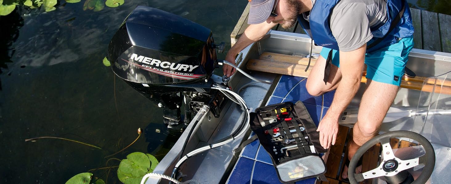 The product can be used as a boat tool roll.