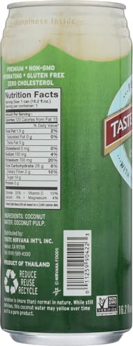 Taste Nirvana Real Coconut Water with Pulp -- 16 fl oz - 2 pc