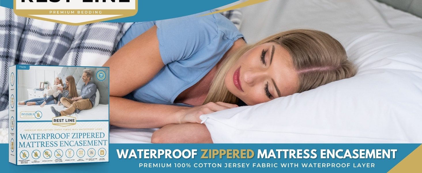 cotton jersey mattress encasement twin