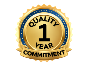 1 year Quality commitment
