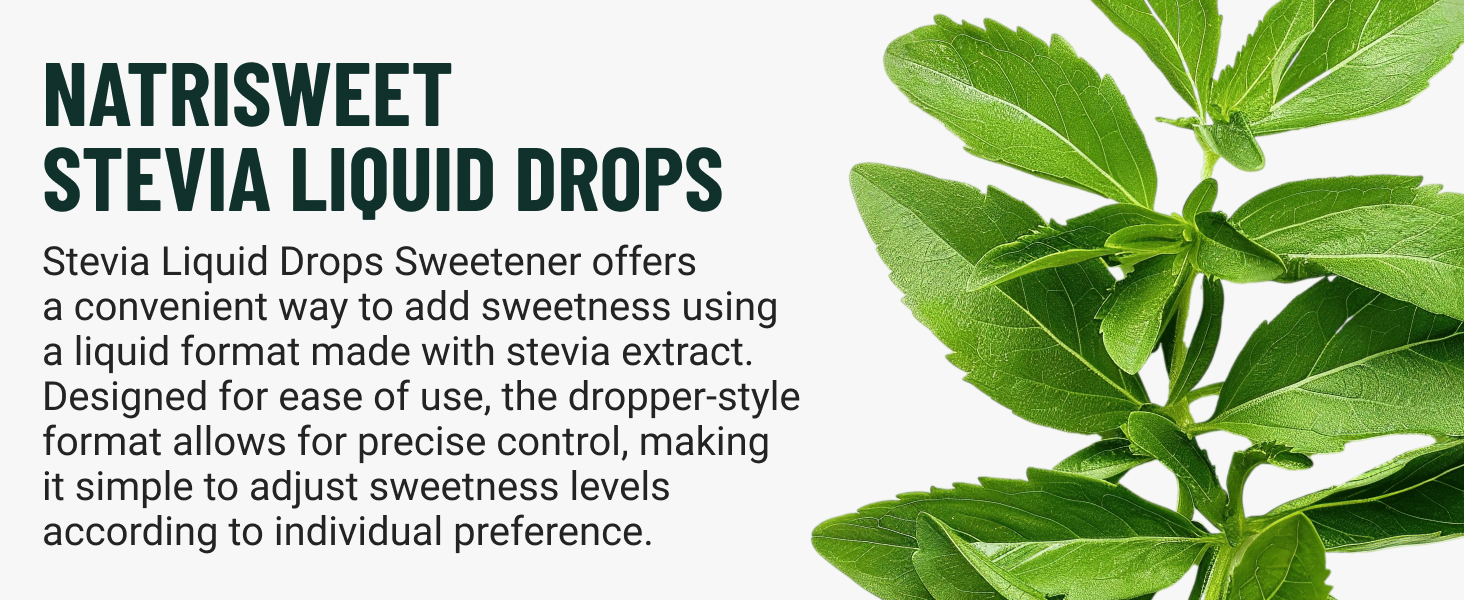 Natrisweet stevia liquid drops