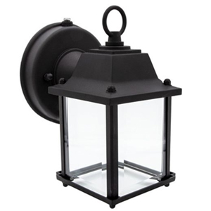 black porch light
