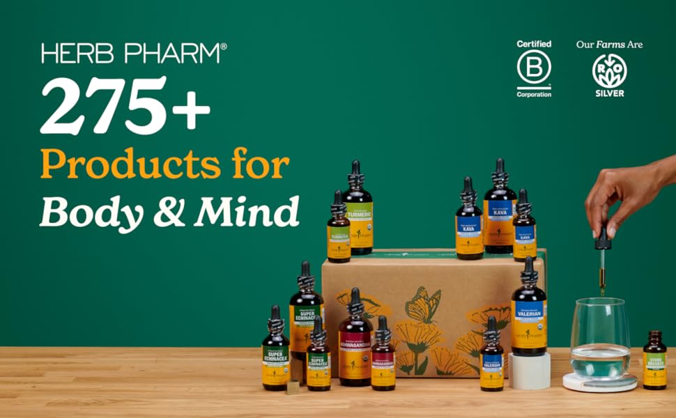 herb pharm tinctures mullein tincture echinacea kava kava ashwagandha