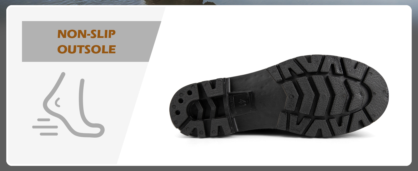 non-slip outsole