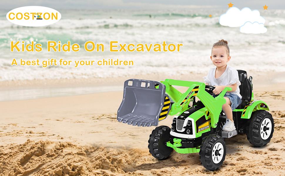 Kids Ride On Excavator