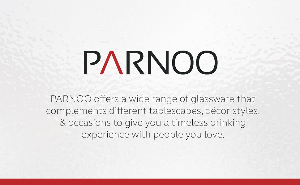PARNOO offers a range of glassware &amp;amp; restaurant glasses that enhance your drinking experience.