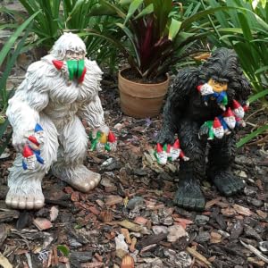 Large Miniature Yeti and Gnomes for The Fairy Garden