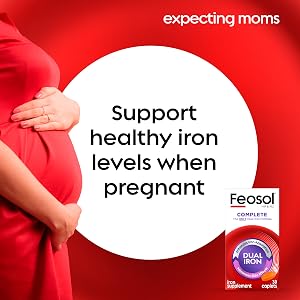 support healthy iron levels when pregnant