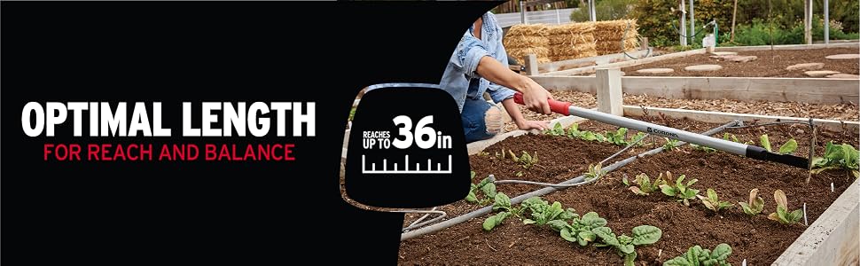 optimal length for reach and balance up to thirty six inches