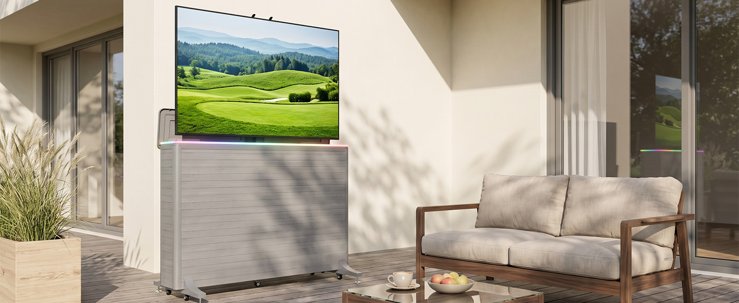 Waterproof Motorized TV Stand