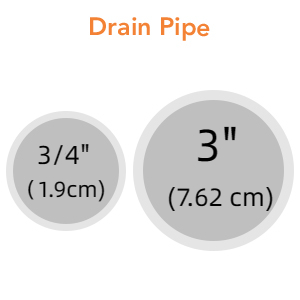 Drain Cleaner Machine 50Ft x 5/16 Inch, Electric Drain