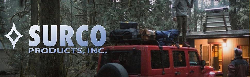 Surco Products Inc American Made Jeep Roof Racks Van RV Baskets Ladders Bike Racks Deck Racks