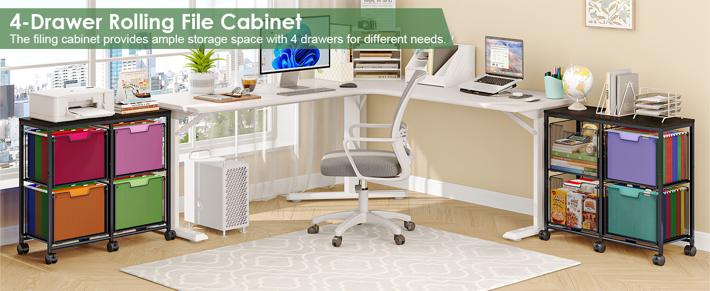 4 drawer file cabinet