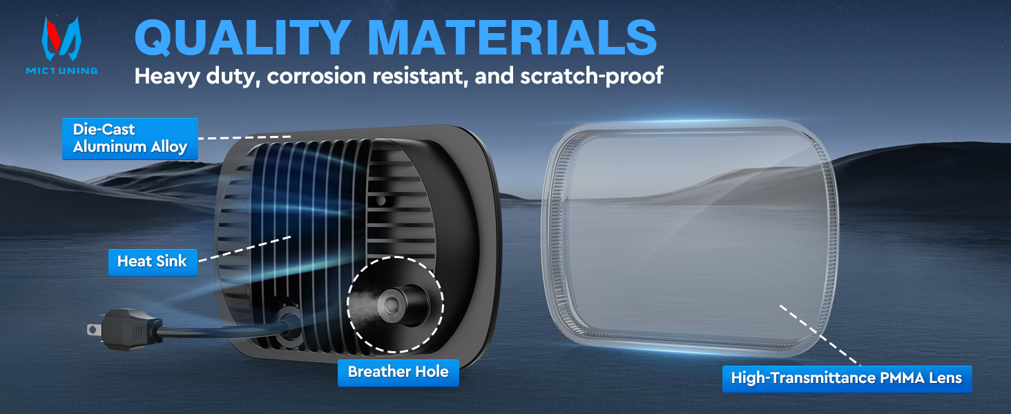5x7 7x6 Led Headlights