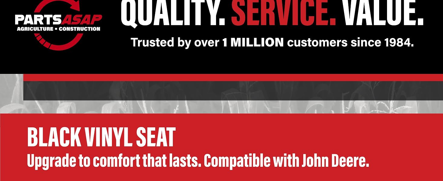 Black Vinyl Seat