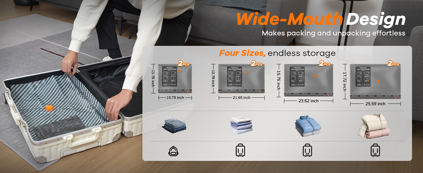 travel vacuum bags
