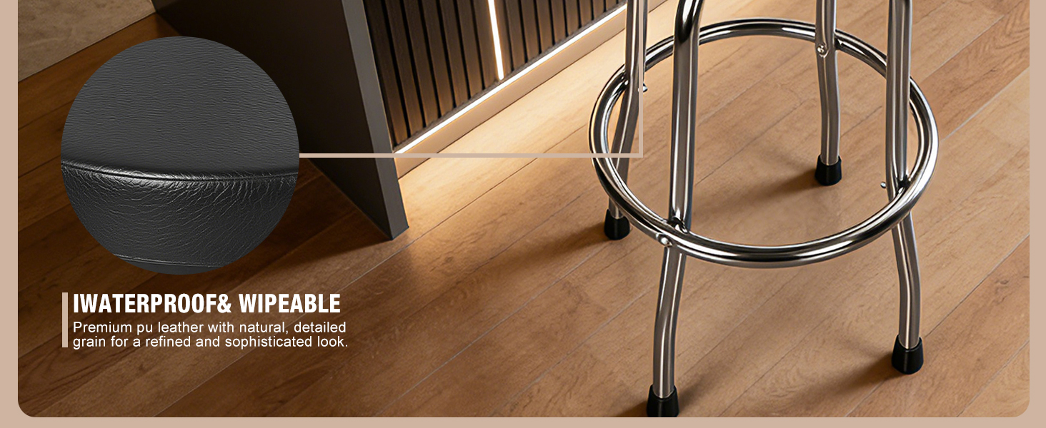 chrome plated legs