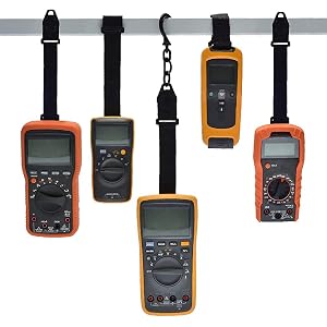 Universal Multimeter Magnet, Hook, and Clip Hanging Strap Kit | Works with Most Multitesters