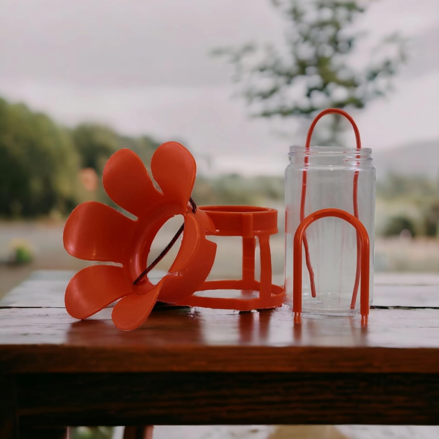 Glass Jelly and Jam Bird Feeder, Hanging Oriole Treat Dish | Jelly and Jam Feeder; Glass Dish; Hanging Design; Attracts Orioles