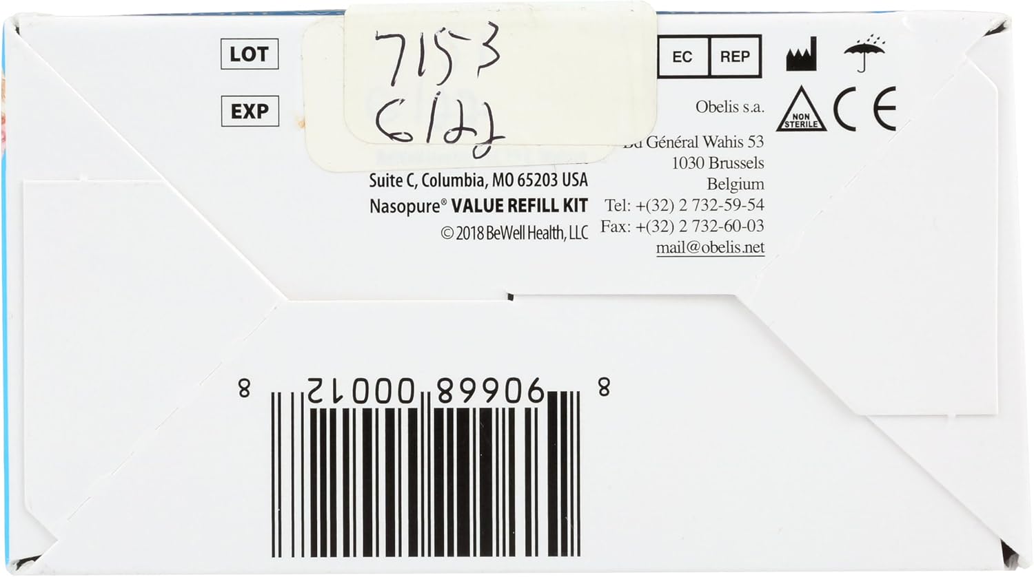 DR HANA'S NASOPURE Nasal Wash, Value Refill Kit, 80 Count
