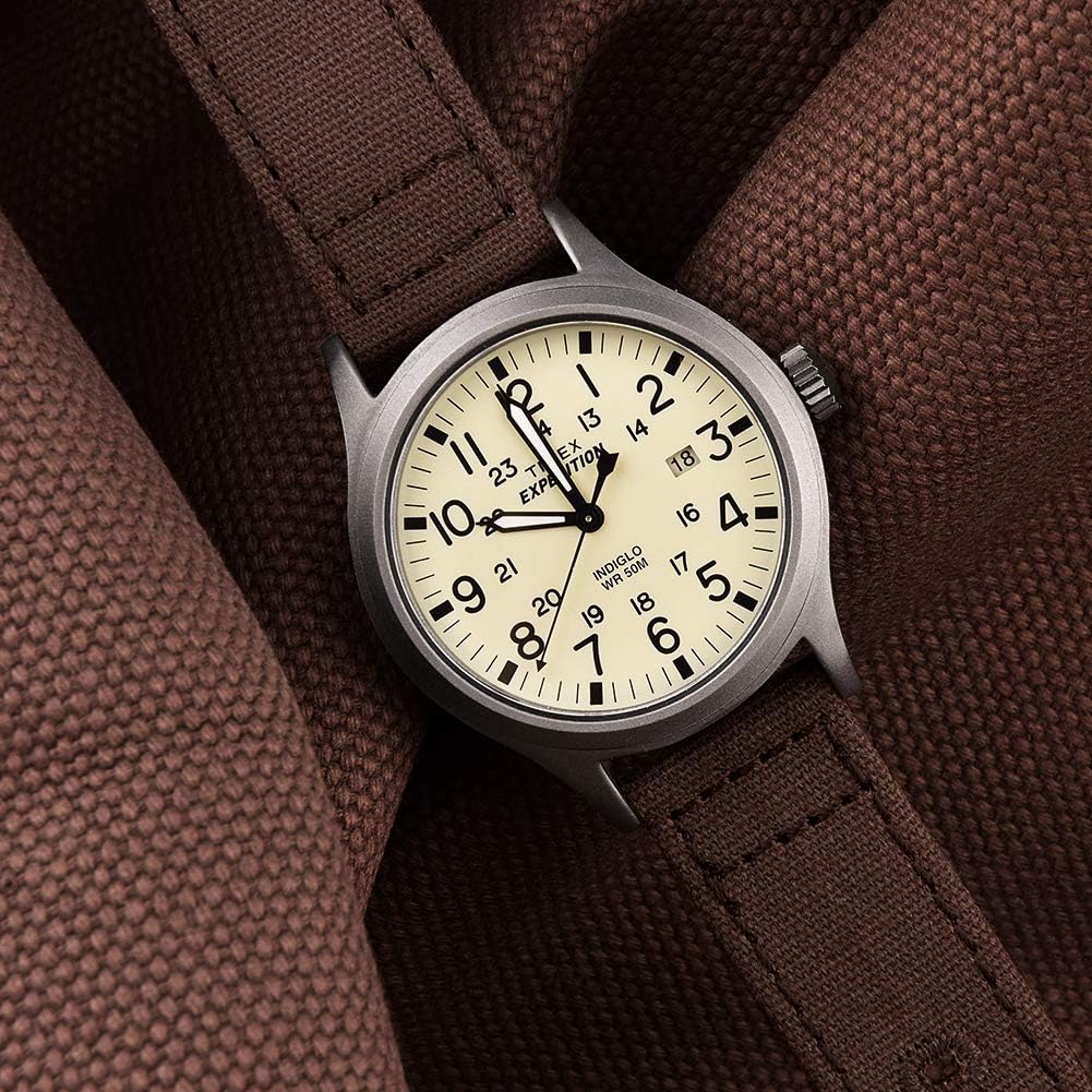 Ritche Christmas Gift Canvas Vintage Quick Release Watch Band 18mm 20mm 22mm 24mm Replacement Watch Straps for Men Women, White Elephant Gifts, Stocking Stuffers for Men, Father's Day gifts