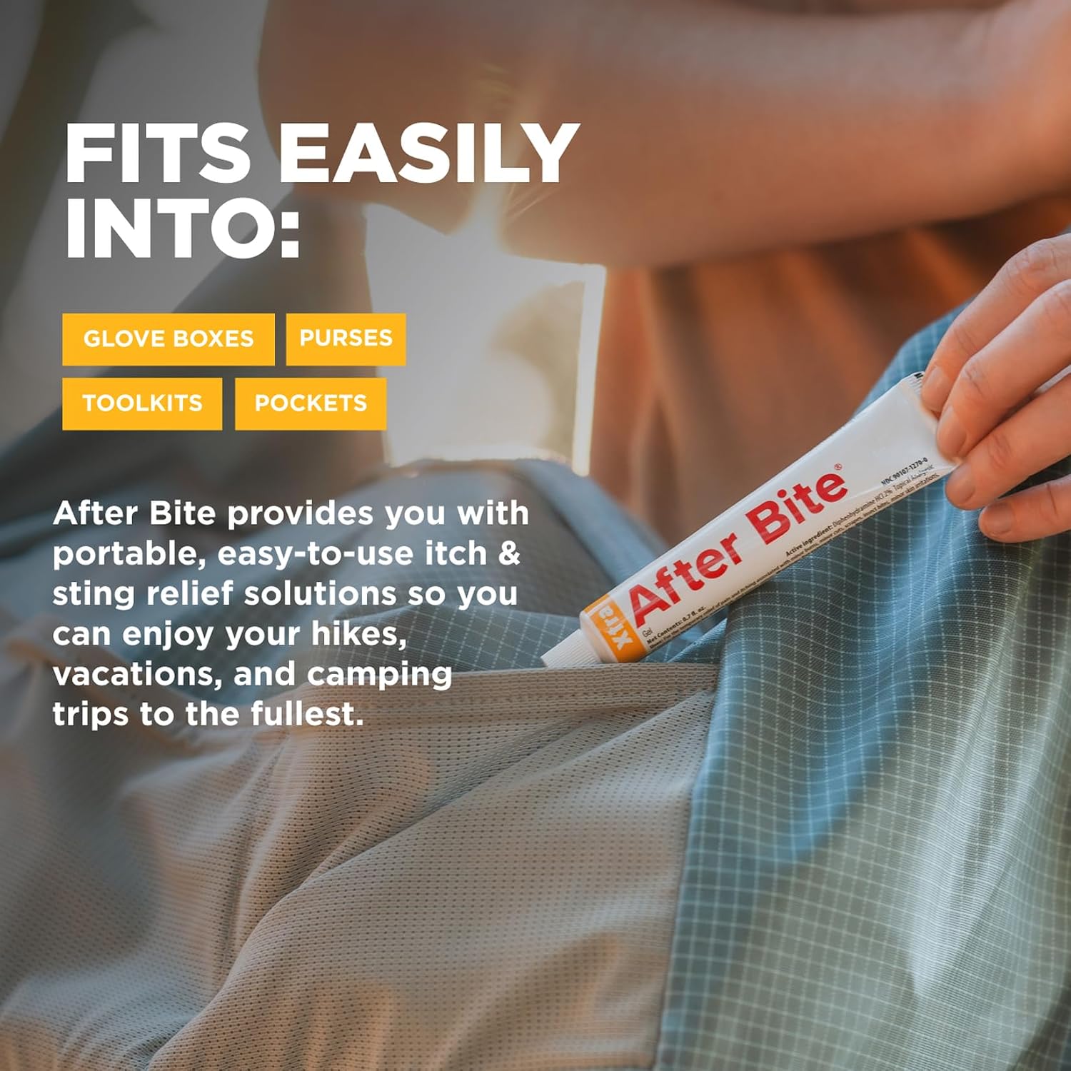 After Bite Xtra Bug Bite Itch Relief, Diphenhydramine HCl Gel Formula, 4Pk
