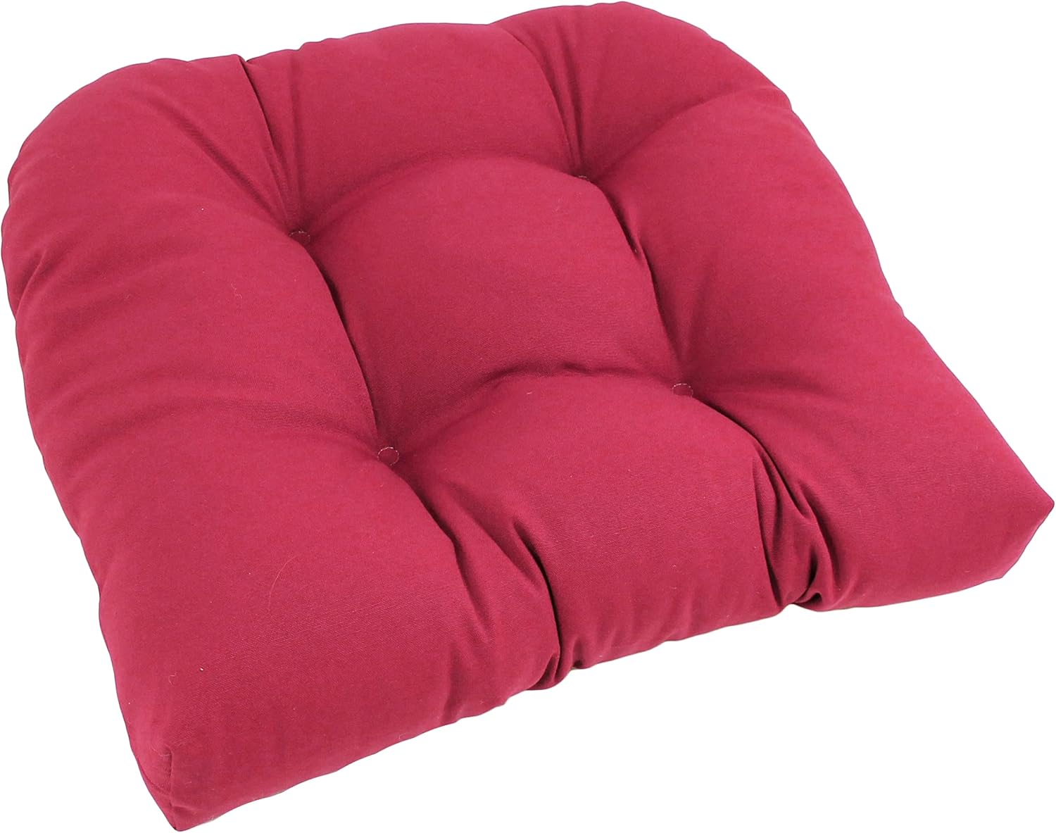 Blazing Needles Twill Rounded Back Chair Cushion,Sage, 19" x 19" 1 Count