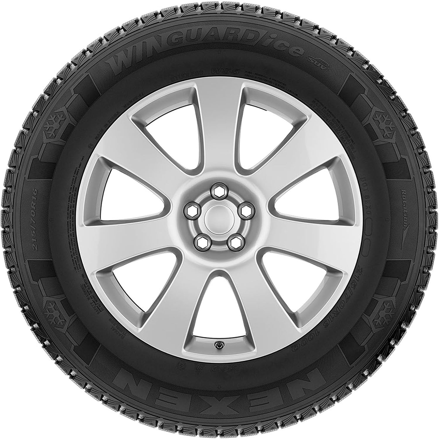 Nexen NPriz AH5 All- Season Radial Tire-225/75R15 102S | Truck/SUV Touring All Season Traction 102S Rated Standard Load Radial Construction White Sidewall Tire