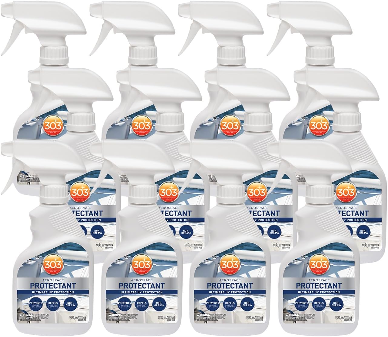 303 Products Marine Aerospace Protectant – UV Protection – Repels Dust, Dirt, & Staining – Smooth Matte Finish – Restores Like-New Appearance – 10 Fl. Oz. (30305)