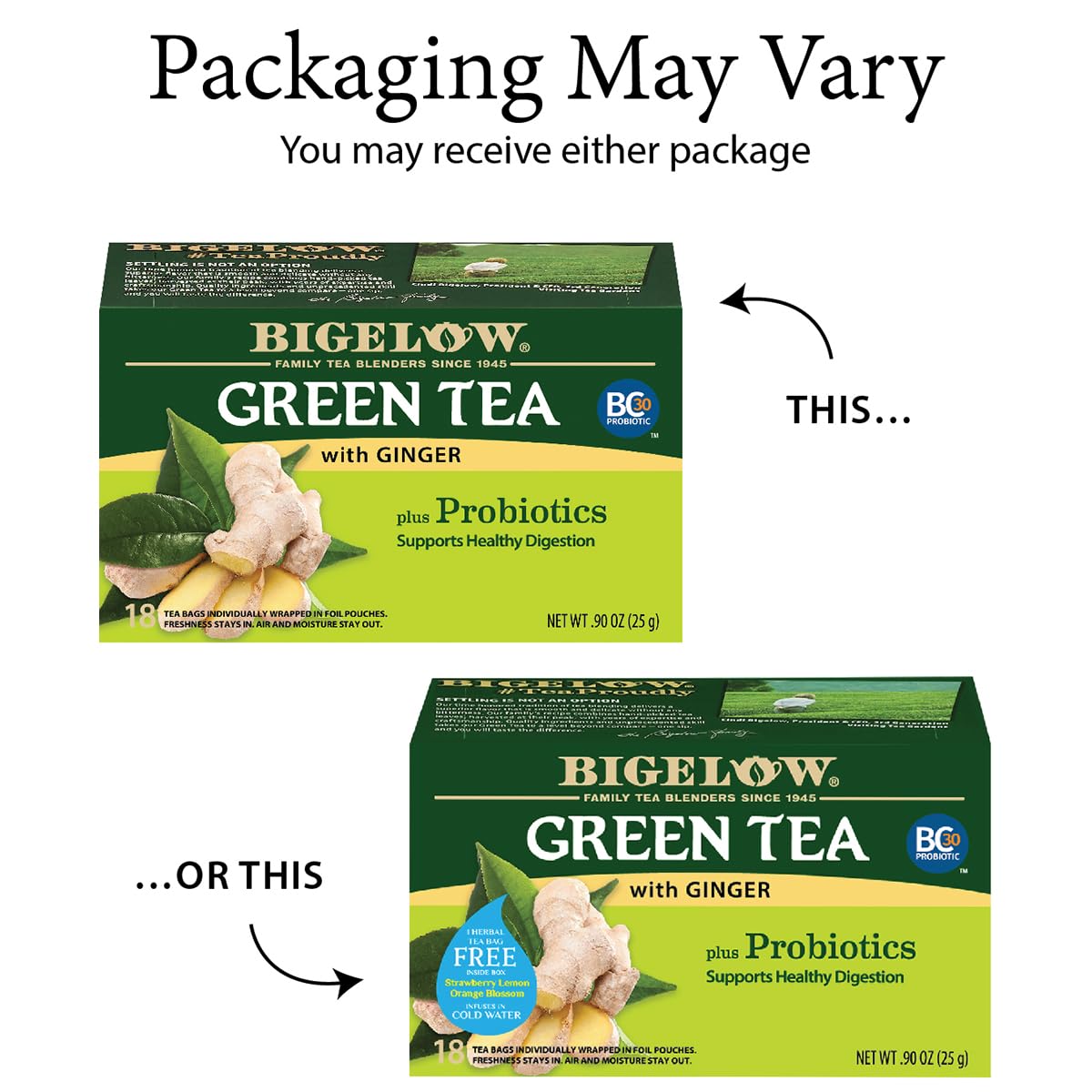Bigelow Tea Classic Green Tea Bags, 40 Count (Pack of 6)