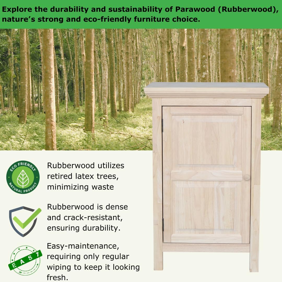 International Concepts Home Accents Unfinished 36" Single Jelly Cabinet
