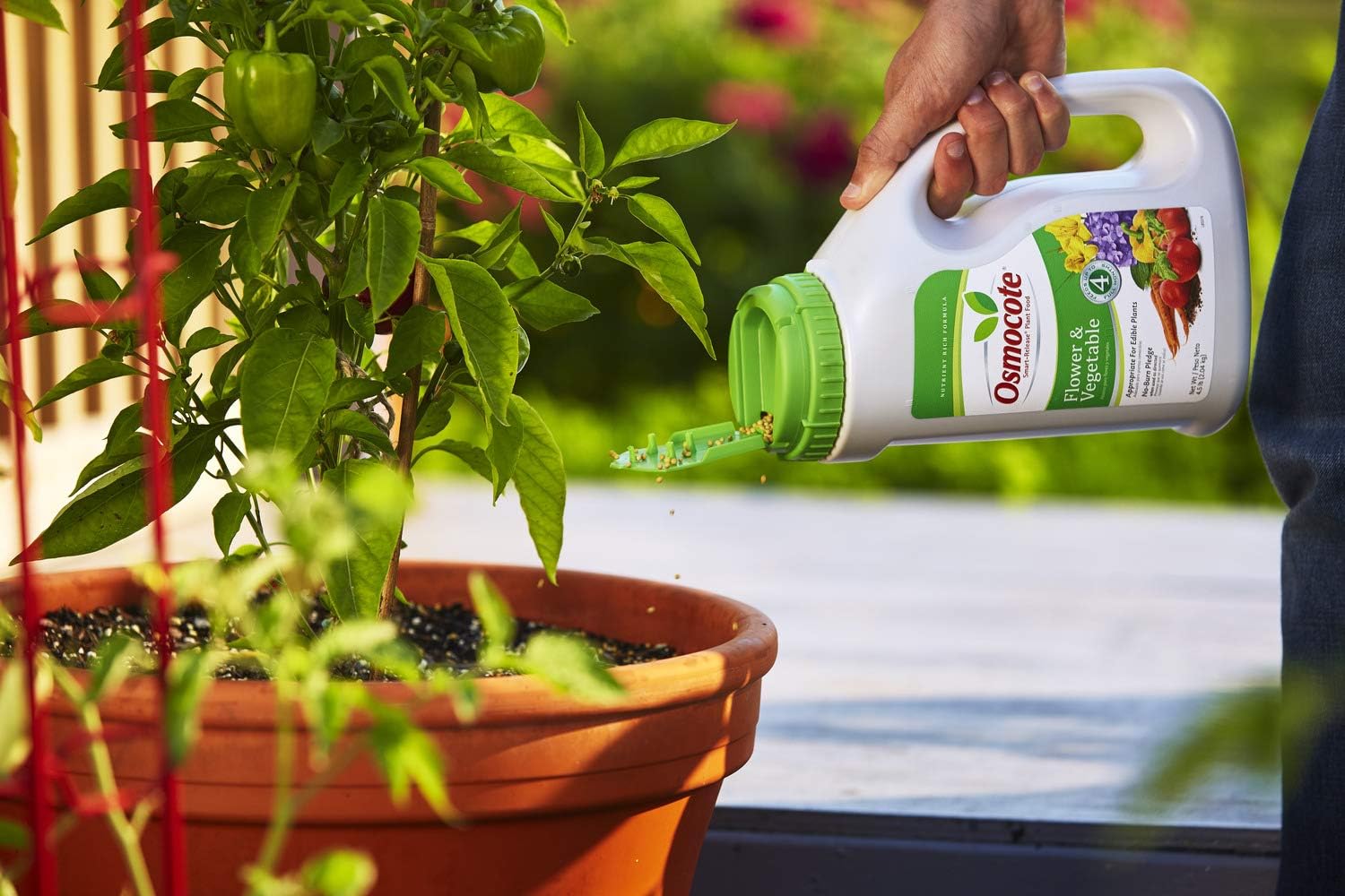 Osmocote Smart-Release Plant Food Flower & Vegetable, Plant Fertilizer, 4.5 lbs. (6-Pack)