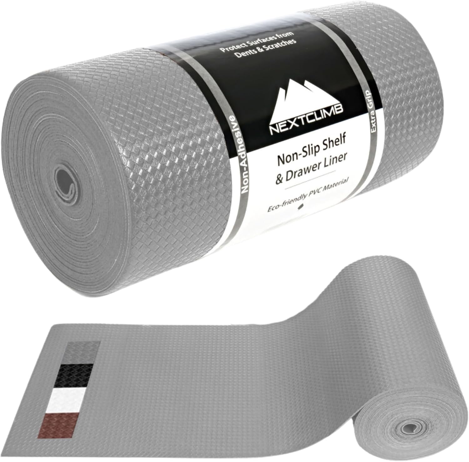 Shelf Liner, Drawer Liner & Kitchen Cabinet Liner – Thick Waterproof Rubber Refrigerator Liners, Fridge Mat, Wire Shelf Cover for Dresser, Pantry