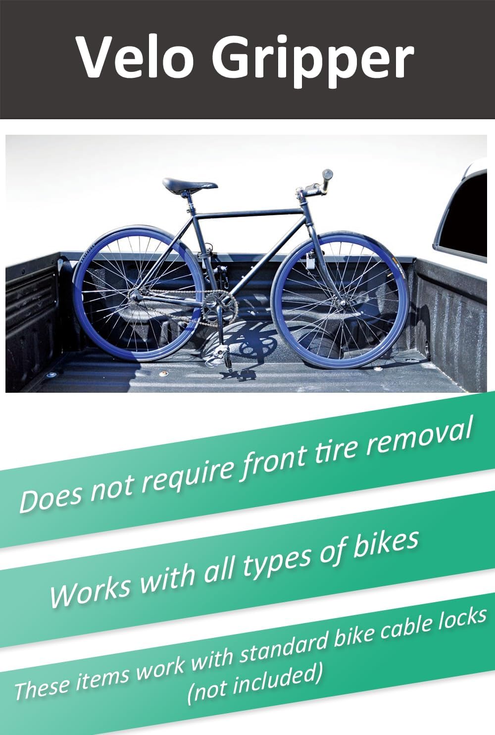 INNO RT201 Truck Bed Bike Rack - Bike Mount for Standard Pickup Truck